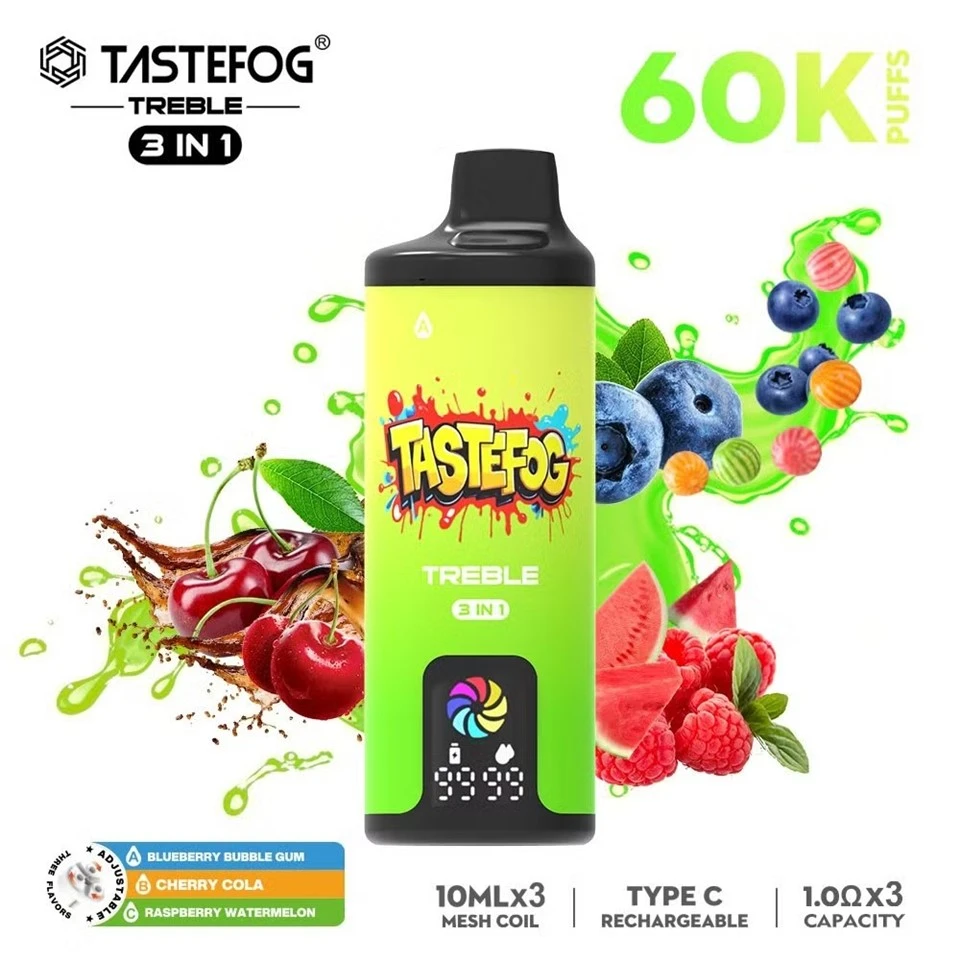 Tastefog TREBLE 60000 PUFFS 3 IN 1 Disposable Vape price