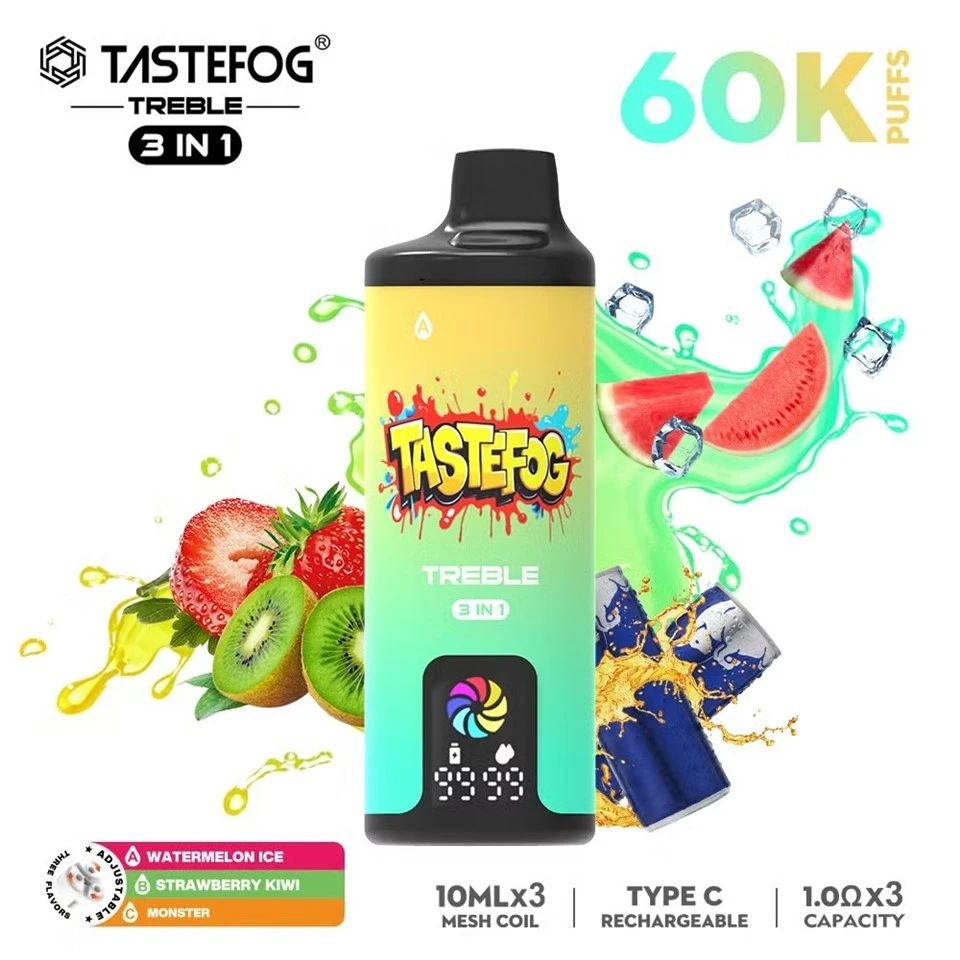 Tastefog TREBLE 60000 PUFFS 3 IN 1 Disposable Vape factory